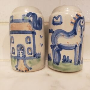M A Hadley Salt and Pepper Shakers